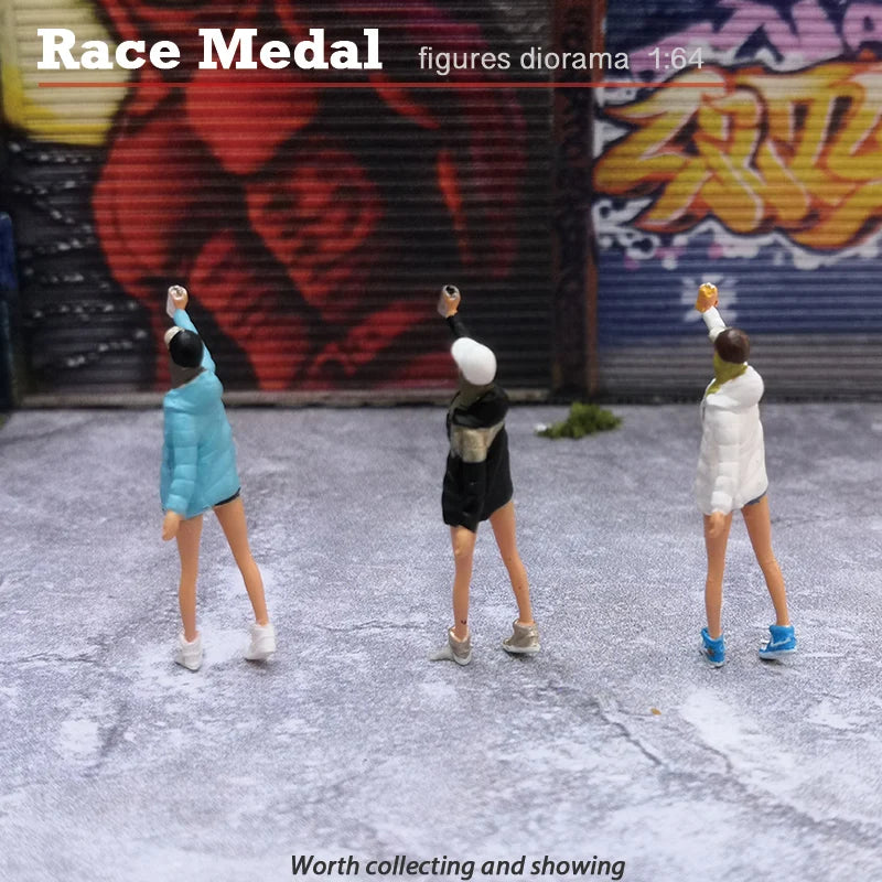 RaceMedal1:64scale figures diorama  baseball caps limited edition