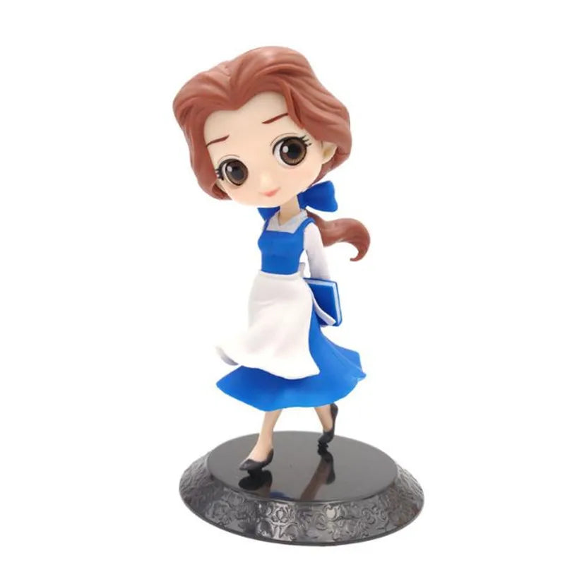 Q Posket Beauty and the Beast Toys Belle  PVC Princess Figures Action Collectible Model Toy  for children gift