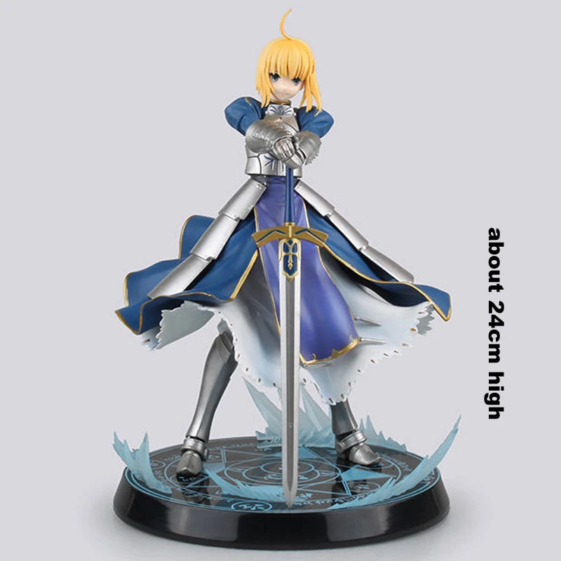 Anime-Spiele Fate Stay Night Alter Saber Actionfigur PVC-König der Ritter im Maßstab 1/7 Ausgezeichnetes Modellspielzeug Sammlerstücke