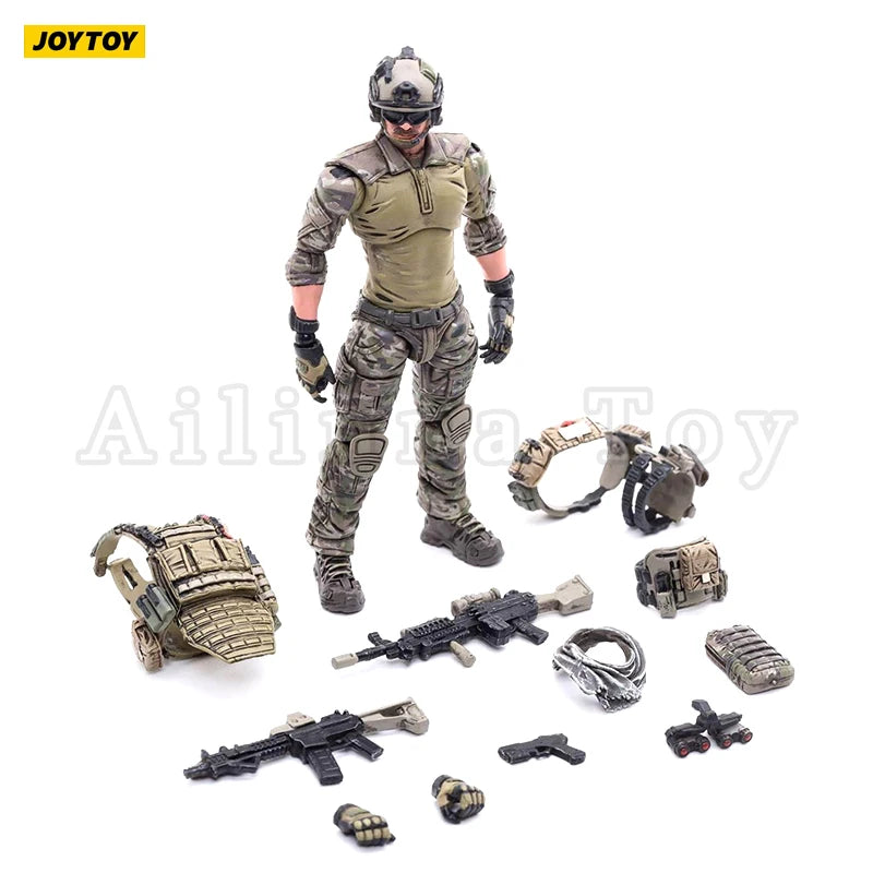 JOYTOY 1/18 Action Figure Hardcore US Navy Seals Anime Collection Military Model