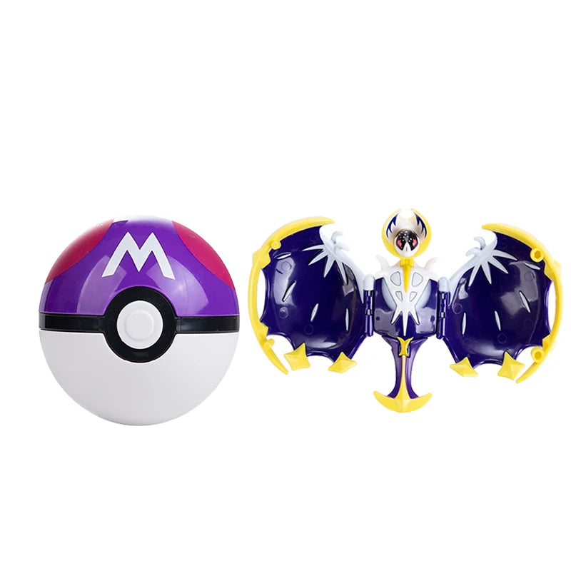 New Pokemon Figures Genuine Original Box Pikachu Charizard Greninja Pocket Monster Pokeball Action Deformation Model Toys Gift