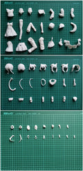 Resin Figure Kit Inugami Korone Nekomata Okayu YouTuber Vtuber Hololive Unpainted Garage Resin Kit Model GK