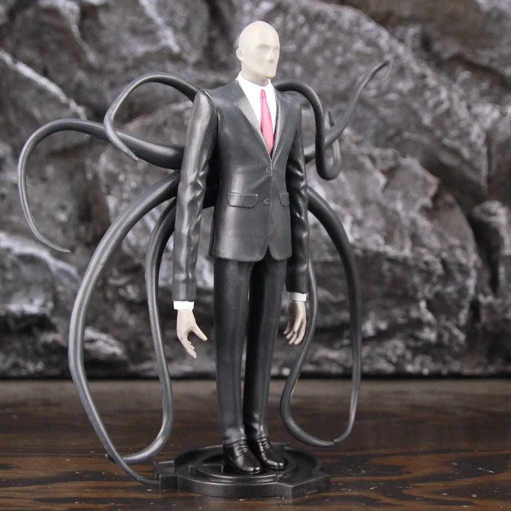 Slender Man 7" Figurine Slenderman 18cm Figure Urban Legend Creepypasta Thriller SCP Foundation Horror Fiction Anime Toys Doll