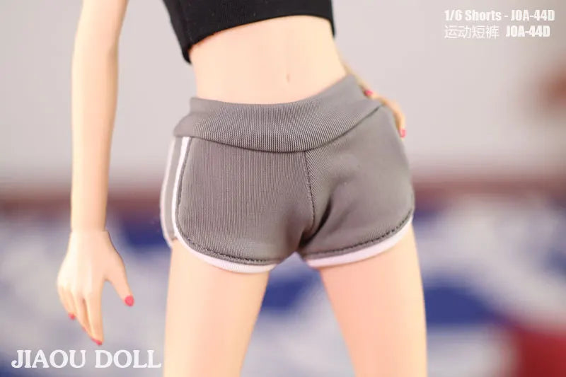 1/6 weibliche Sport-Shorts Yoga-Hosen Gestrickte Modell Zubehör Kleidung für 12 Zoll TBLeague Körper Action Figur