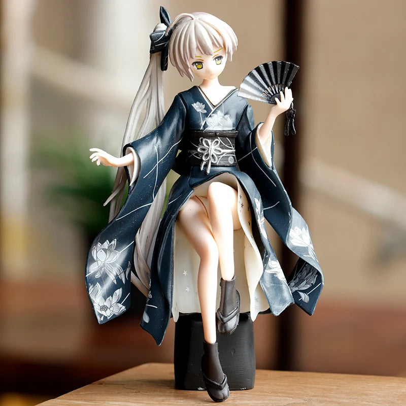 Japan 13CM Yosuga no Sora Figur PVC Action Anime Sammlerstück Puppenmodell Spielzeug Kimono Sora Figur für Kinder Geschenk