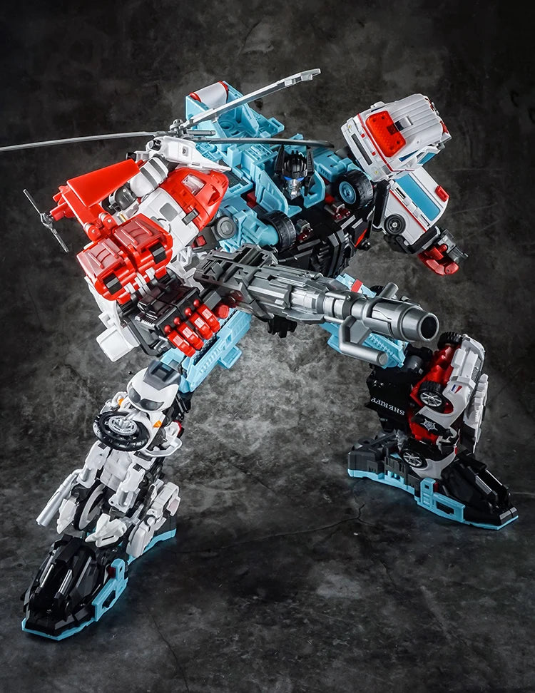 Defensor Robot Transformation 5 In 1 Defensor Yes Model YM-17 YM17 Vulcan Hot Spot KO ...