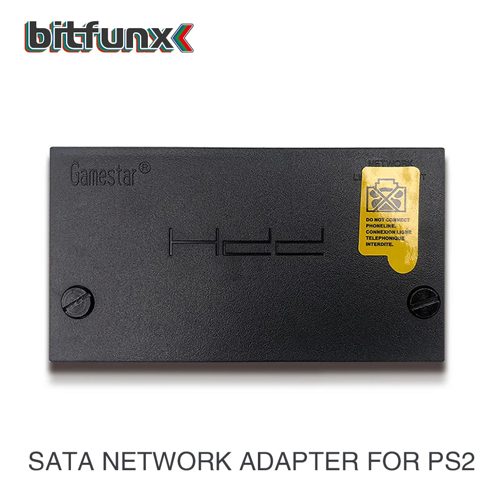 BitFunx GameStar SATA Adapter Compatible 2.5 or 3.5 Inches HDD Hard Drive for  Playstation2 PS2 Game Console