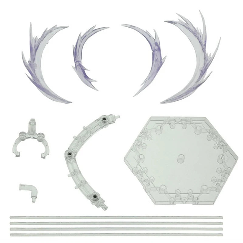 Ground Fissure Explosion Platform Impact Effect Model Action Figure One Piece Ace Fire Scenes Toys Special Effect Stand Base Toy