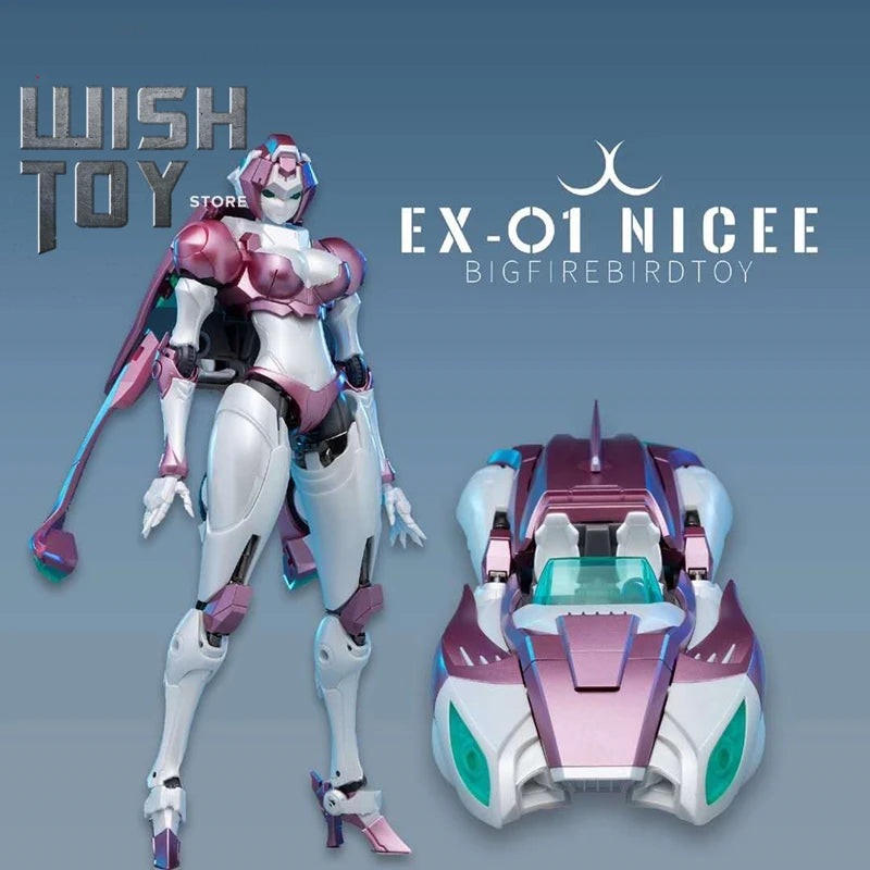 Transformation Robot toy Nicee Arcee EX01 EX-01 Big Firebird  Rouge  Action Figure  Collection Toys Halloween Birthday gift box