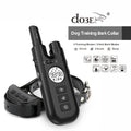 2 in 1 dog shock collar with 800m, rechargeable waterproof remote control electric dog training collar bark stop