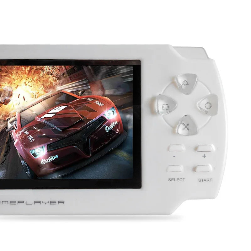 Neue handheld Spielkonsole 4,3 zoll bildschirm mp4 player MP5 spiel player echte 8GB unterstützung für psp spiel, kamera, video, e-boo