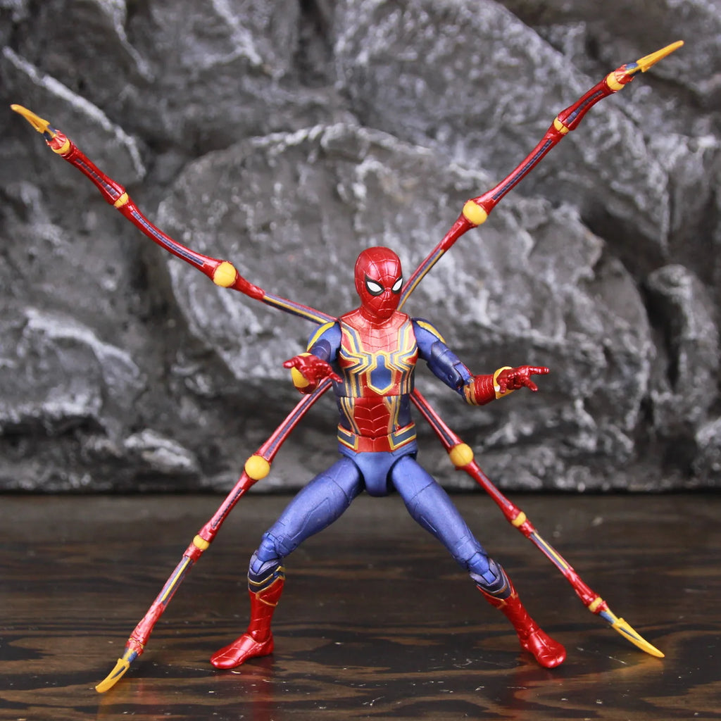 Original MS Select Marvel Avenger 3 Infinity War Iron Spider Man 7" Action Figure Diamond Select DST Doll Toys Collectible Model