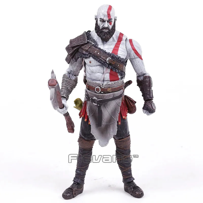 God of War figure toy Kratos & Atreus Ultimate KO's NECA Axe Shield Son Loki set PVC Action Figure Model Toy