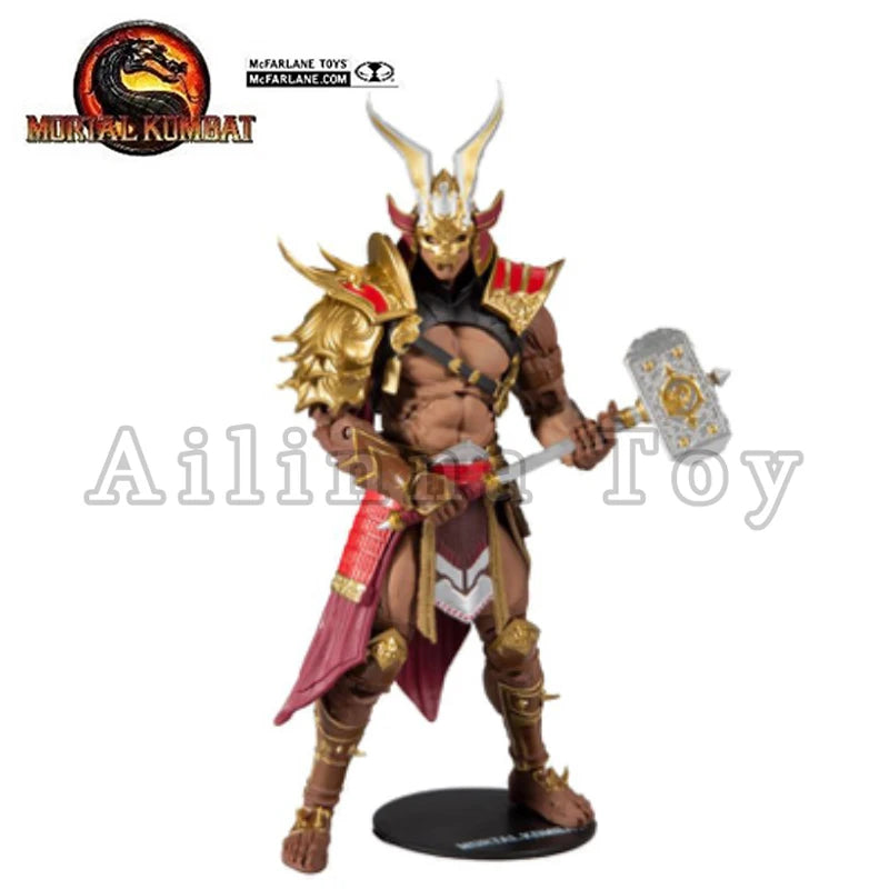 McFARLANE 7inches Action Figure Mortal Kombat XI Shao Kahn Anime Model For Gift