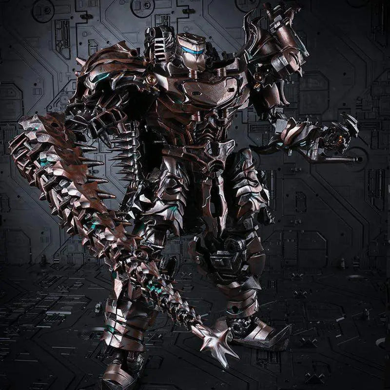 AOYI LS11 AM01 Transformation Toys Action Figure 37cm Scorn Dinobots Ancient Behemoth Dinosaur Collection Robot Model Alloy Toy