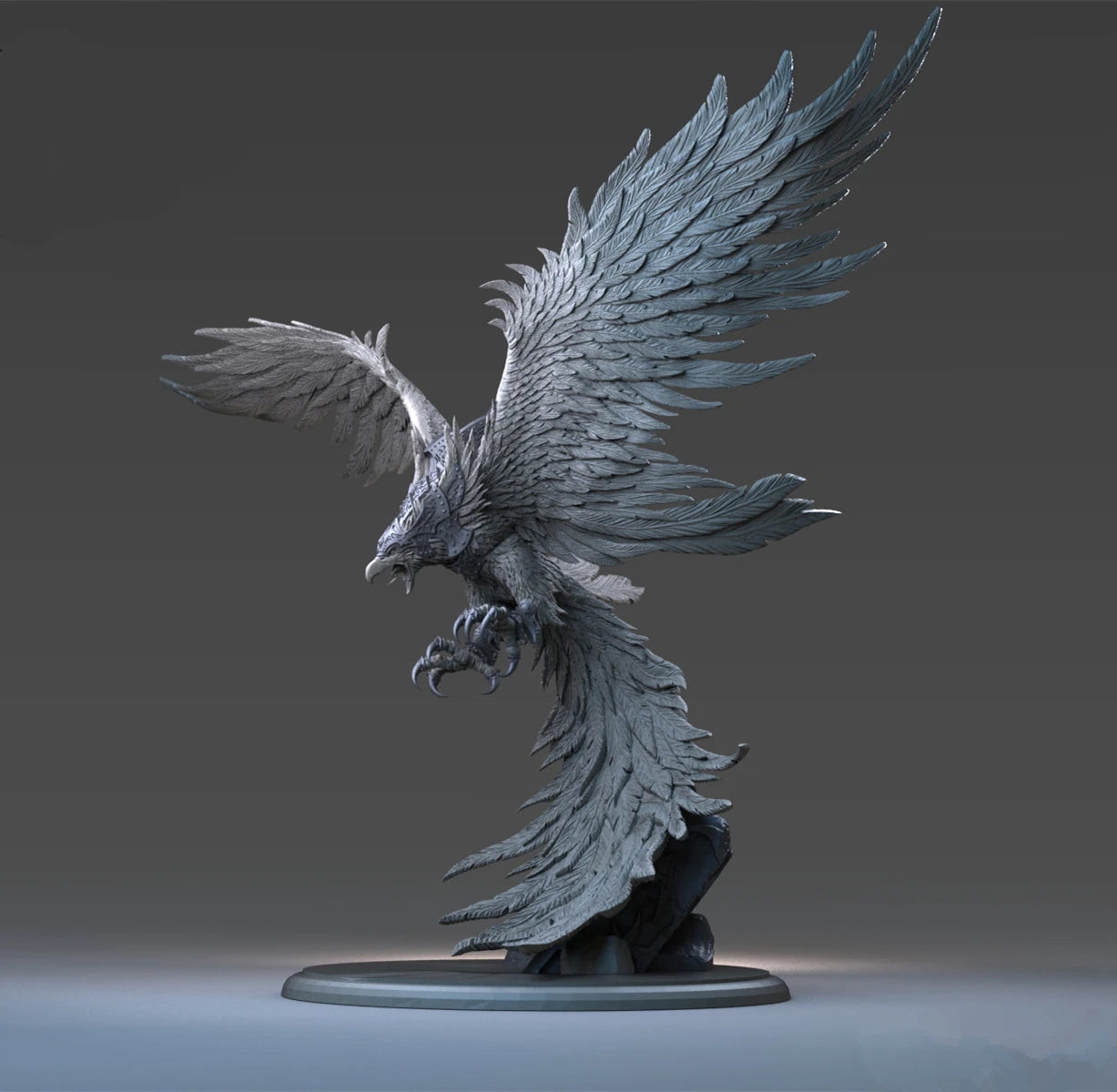 120mm base  War chess miniature Series Storm Raptor   Unassembled Uncolored Free shipping