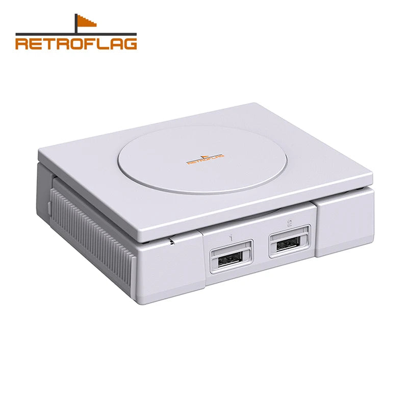 RETROFLAG PiStation Case Raspberry Pi 4 Case with Cooling Fan and 3pcs Heatsinks Pistation LCD Case for Raspberry Pi 4 /Pi 4B