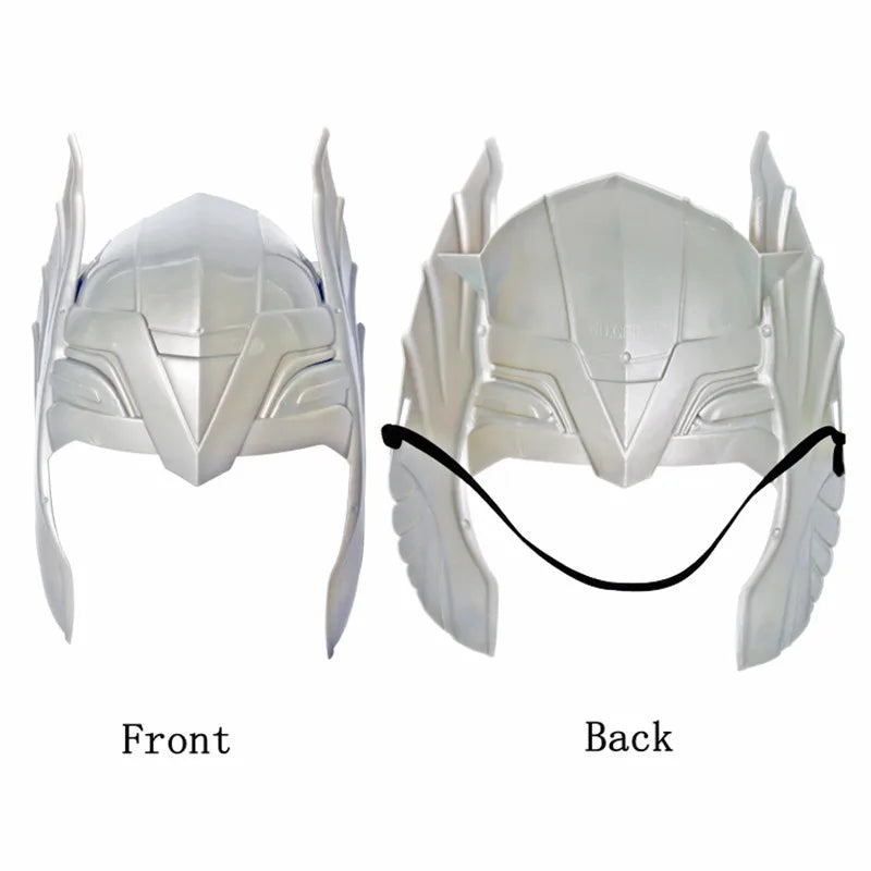 1Pcs Avengers Thor Action Figure Plastic Thor Hammer Toys Mask Cloak Party Cosplay Props Children Gift