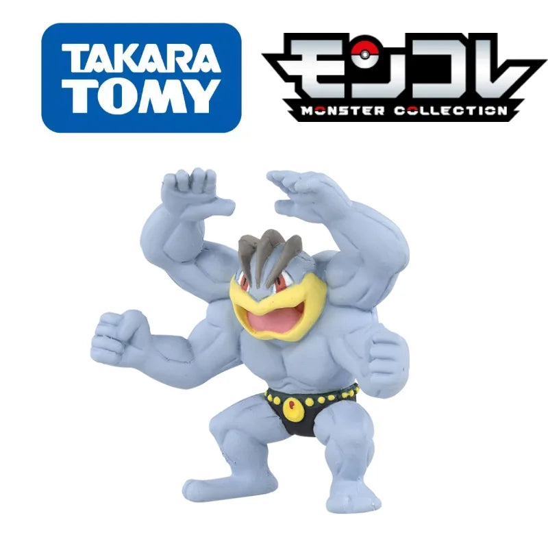 2020 Out Print Original TOMY Pokemon Figures MS-21 Machamp Mackogneur Model PVC 5cm Monster Collection Perfect Gift Toys