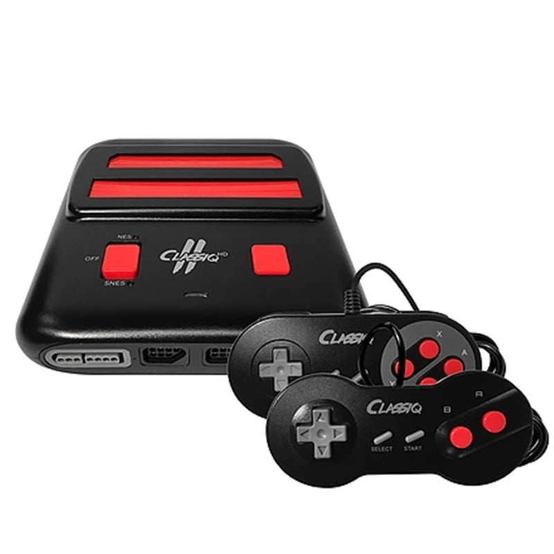 Old Skool Classiq 2 3 HD 720p / AV Twin Video Game System,Compatible with SNES/NES Nintendo and Super Nintendo Cartridges