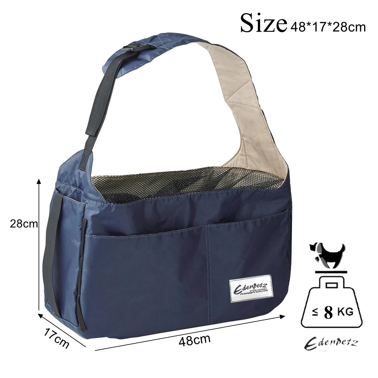 Big Promotion! Pet Sling Carrier Large 8KG Fashion Breathable Foldable Dog Cat Shoulder Bag