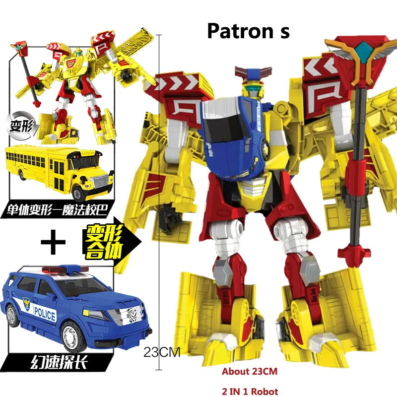 헬로카봇 Korea Anime Hello Carbot Penta Storm Model Transformation Action Figures 5-Cars Sets Combination Robot Boy Kids Toy Gift