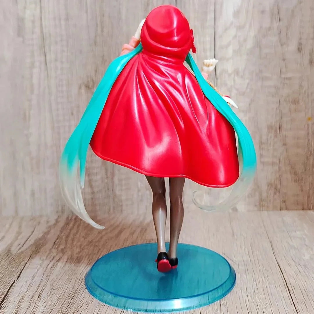 18 см аниме фигурка Хацуне Мику Кайто Червената шапчица екшън фигурка модел кукла декорация играчка детски подарък за рожден ден