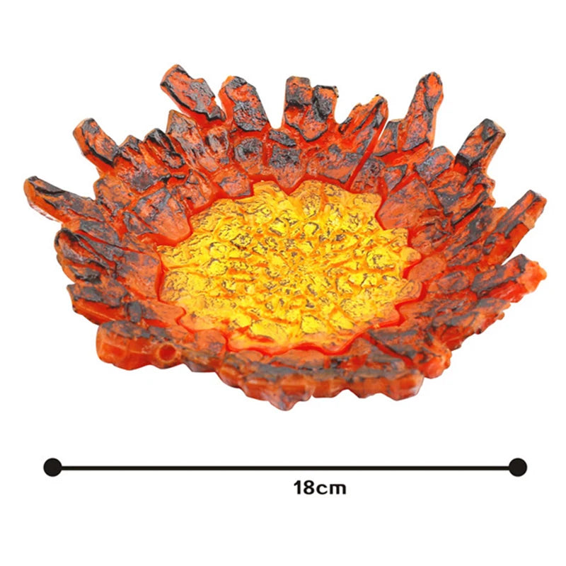 Ground Fissure Explosion Platform Impact Effect Model Action Figure One Piece Ace Fire Scenes Toys Special Effect Stand Base Toy