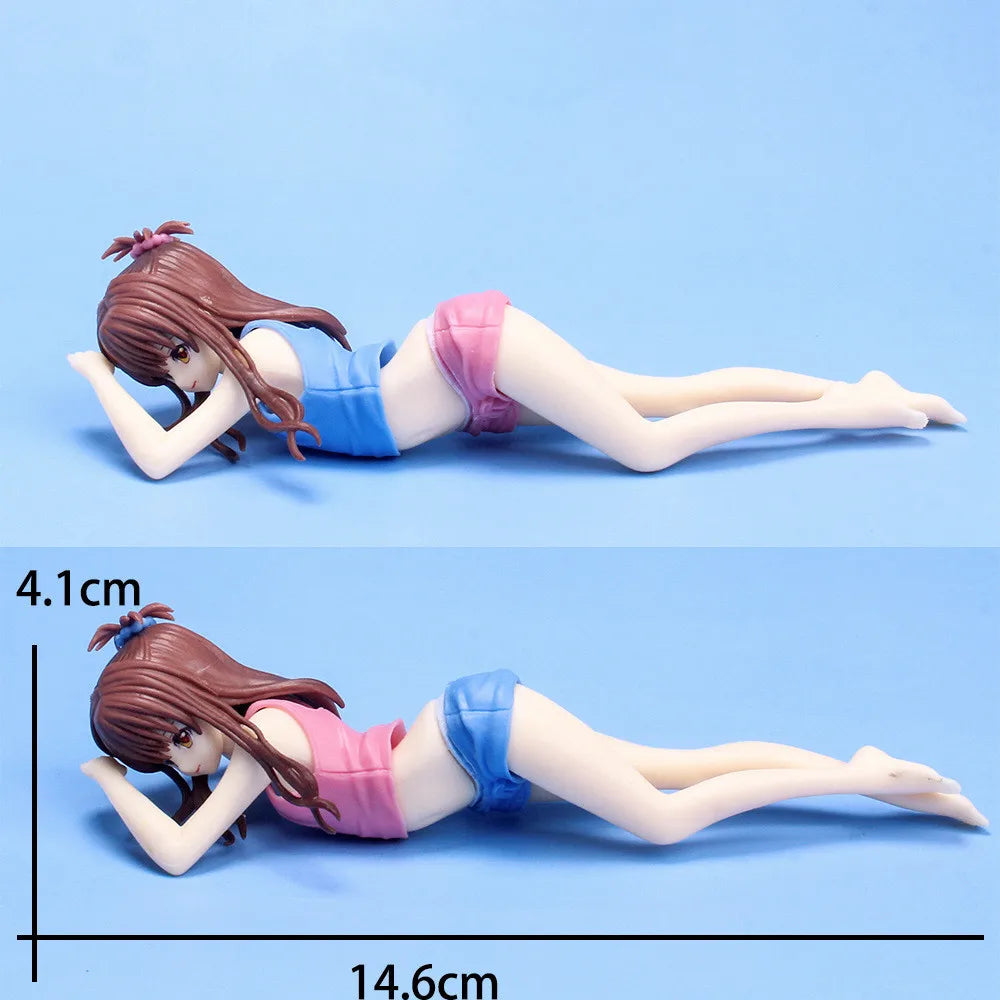 Japan Neue 24 cm Yosuga no Sora Figur PVC Action Anime Puppe Modell Spielzeug süße weiße Hosenträgerrock Figur für Mädchen Geschenk