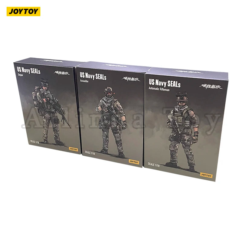 JOYTOY 1/18 Action Figure Hardcore US Navy Seals Anime Collection Military Model