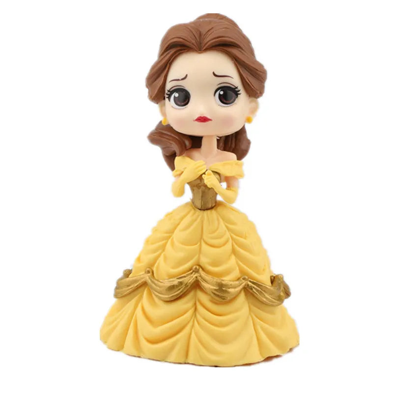 Q Posket Beauty and the Beast Toys Belle  PVC Princess Figures Action Collectible Model Toy  for children gift