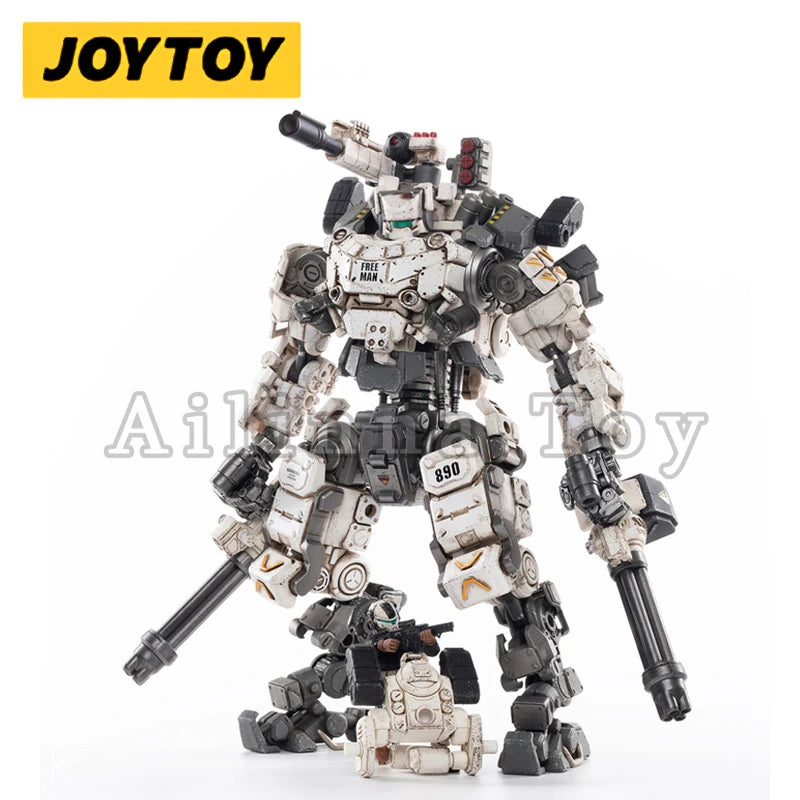 JOYTOY 1/25 Action Figure Mecha STEEL BONE ARMOR White Version Anime Collection Model Toy For Gift