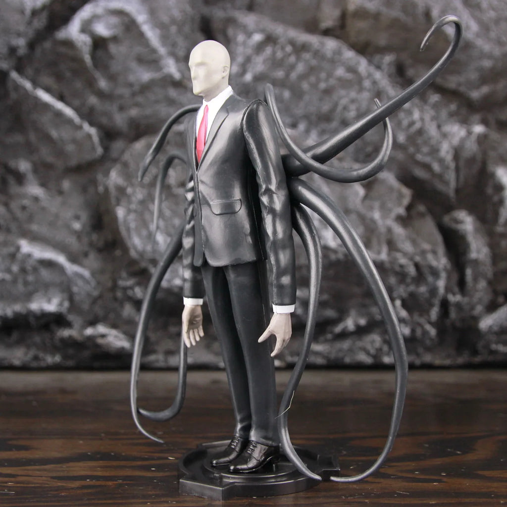 Slender Man 7" Figurine Slenderman 18cm Figure Urban Legend Creepypasta Thriller SCP Foundation Horror Fiction Anime Toys Doll