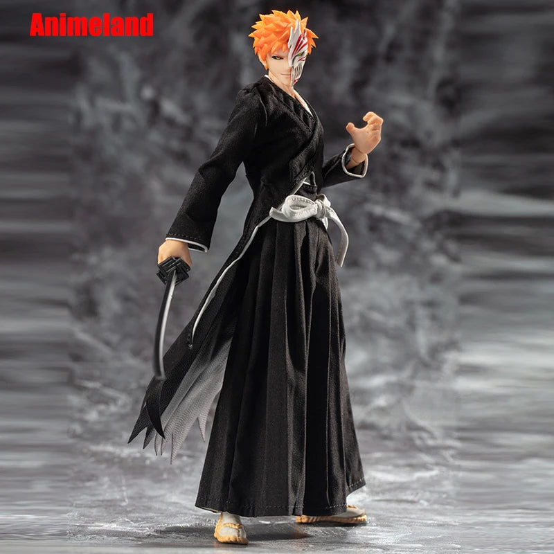 In Stock Dasin/Great Toys/GT Bleach Kurosaki Ichigo Aizen Sousuke Ukitake Jushiro Ichimaru Gin 18cm/7inch 1/10 SHF Action Figure