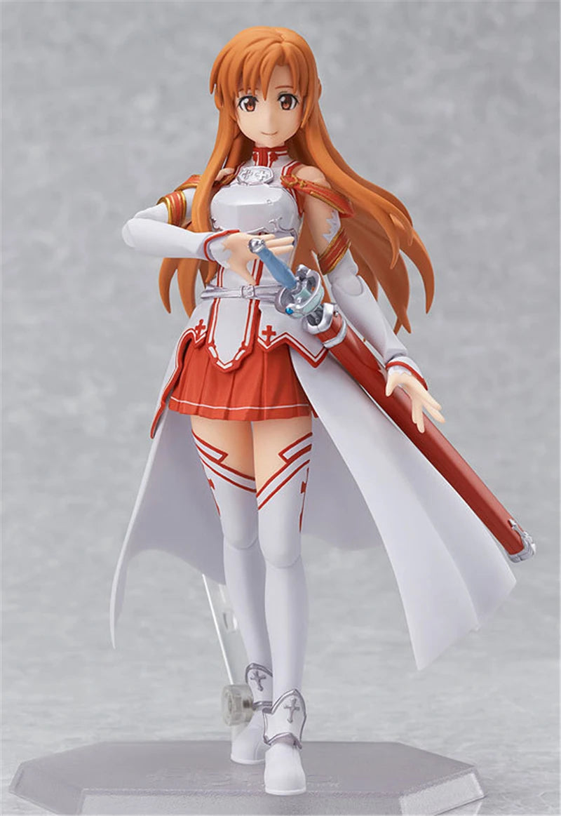 Anime SAO Kirito Kazuto Asuna Figma 174 178 241 248 PVC Action Figure Statue Collectible Model Toys Doll Gifts