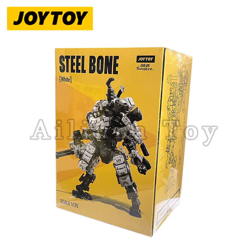 JOYTOY 1/25 Action Figure Mecha STEEL BONE ARMOR White Version Anime Collection Model Toy For Gift