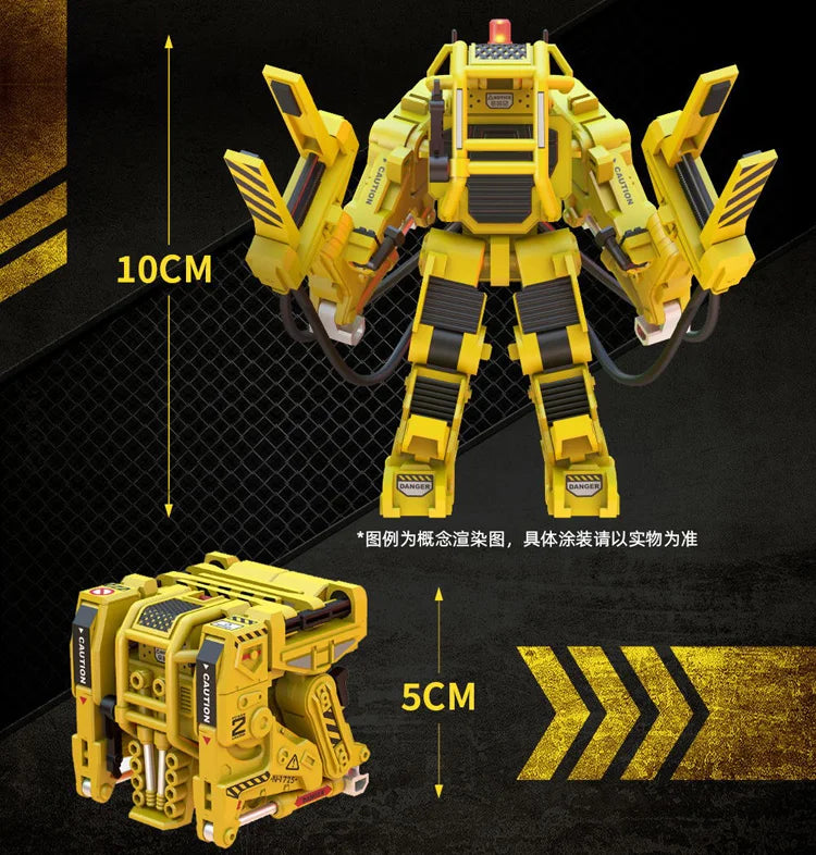 52toys beast box special shaped mother loader iron soldier robot deformation machine toy model