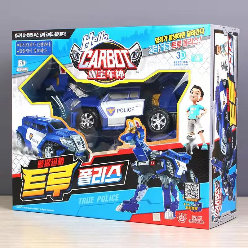 헬로카봇 Korea Anime Hello Carbot Penta Storm Model Transformation Action Figures 5-Cars Sets Combination Robot Boy Kids Toy Gift