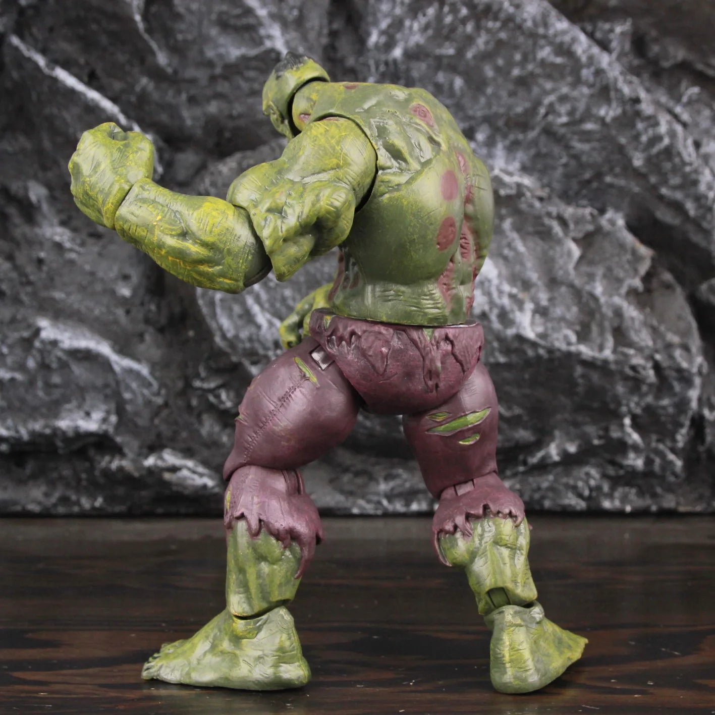 Zombie Hulk Captain America Spider Man 7" Action Figure KO's Toybiz DST Toys Doll What If Zombies Super Hero Model
