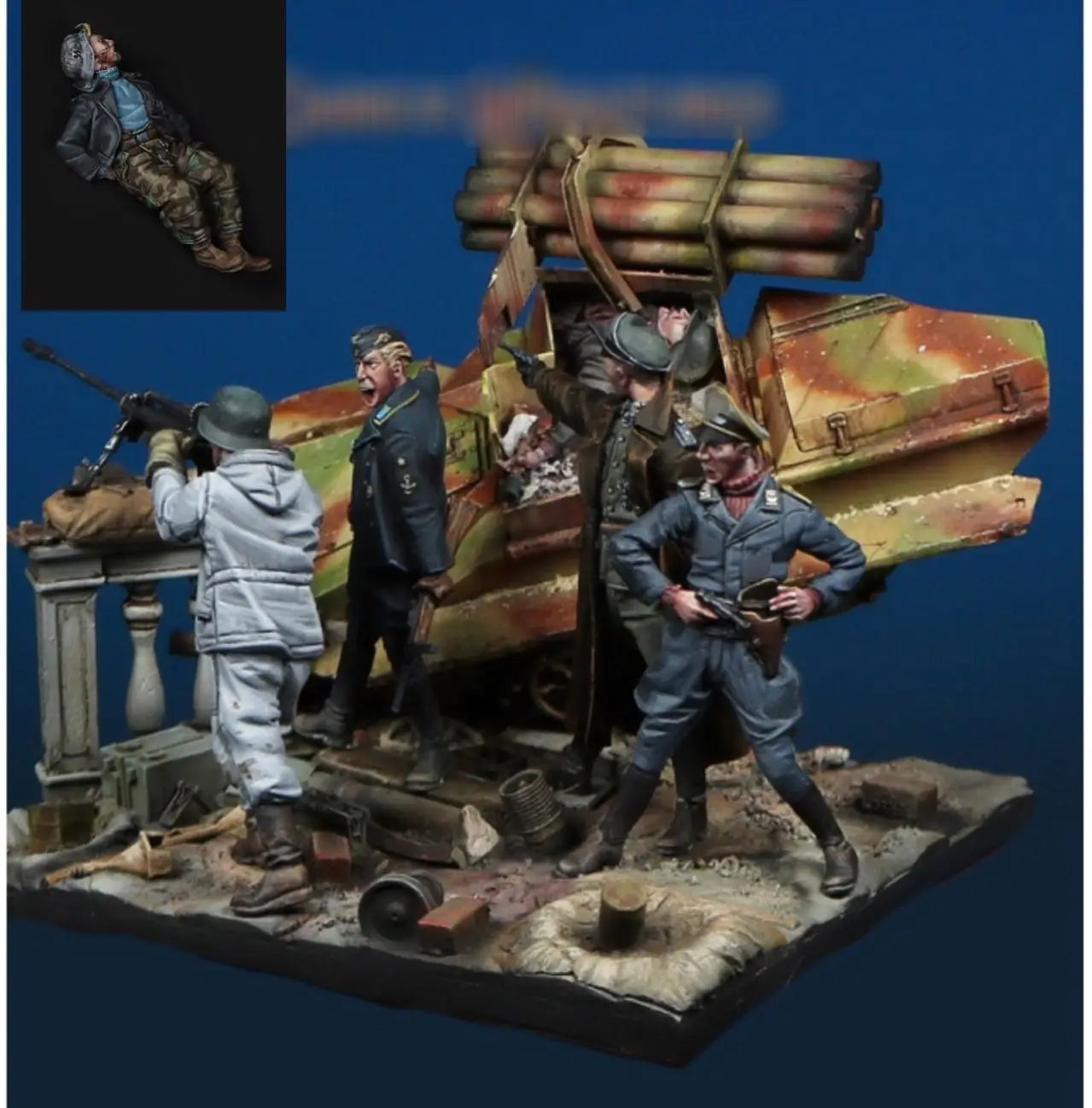 1/35 Resin Model Figure GK， Unassembled and unpainted kit