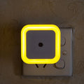 Drahtloser Sensor LED-Nachtlicht EU-US-Stecker Mini Square Nachtlichter für Baby Kinder Wohnzimmer Schlafzimmer Flurbeleuchtung Lampe