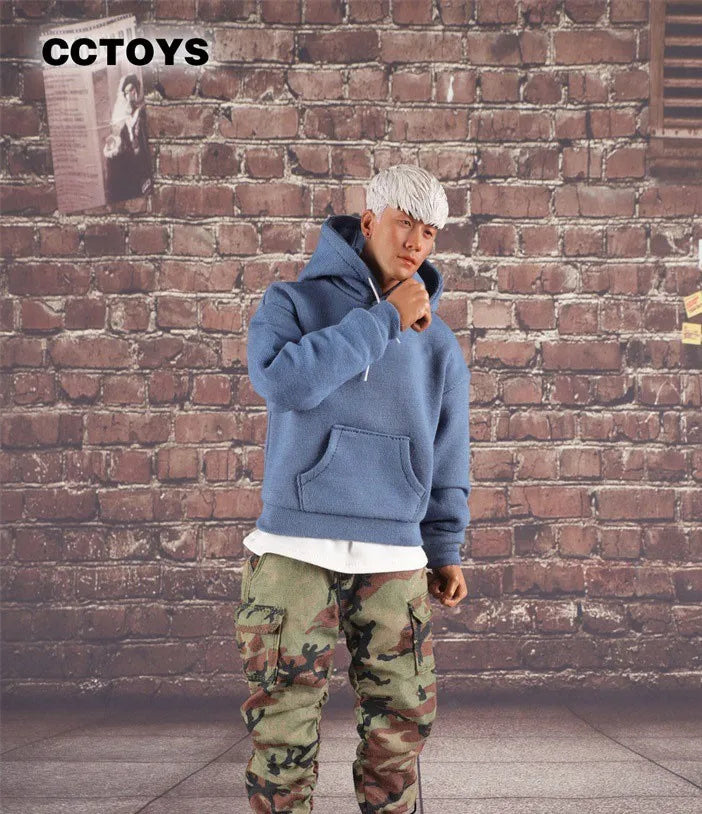 CCTOYS CC010 1/6 Scale Male clothes fashion Sport style Hooded sweater Sport hoodie fit 12 inch PH Tbl action figure