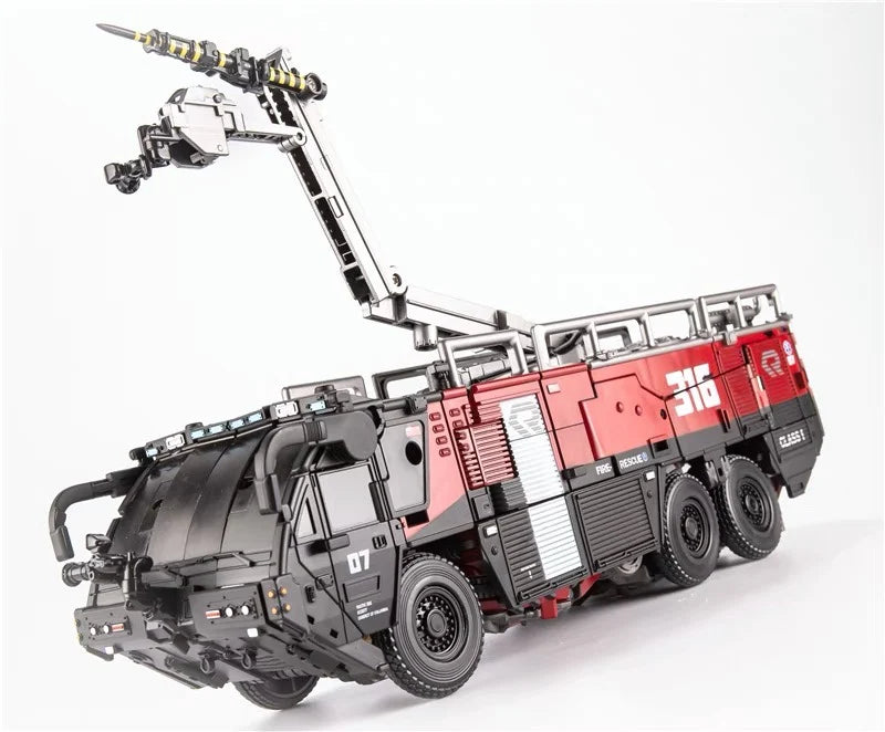 Transformation OV01 OV-01 Sentinel Prime Fire Engine Oversize KO SS61 Movie Serise Alloy Part Action Figure Robot Collection Toy