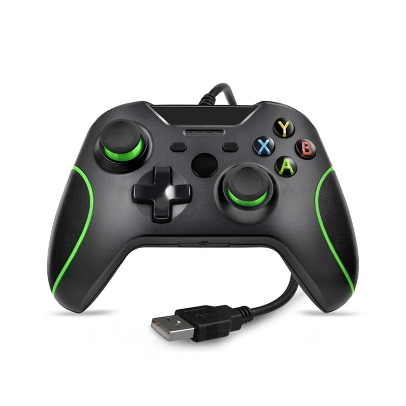 Drop Shipping USB Wired Gamepad for Xbox One Controller Dual Motor Vibration for Xbox One Control PC / Laptop Windows 7/8/10