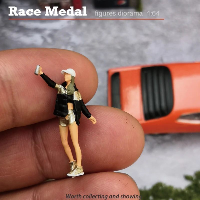 RaceMedal1:64scale figures diorama  baseball caps limited edition