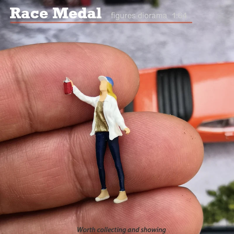 RaceMedal1:64scale figures diorama  baseball caps limited edition