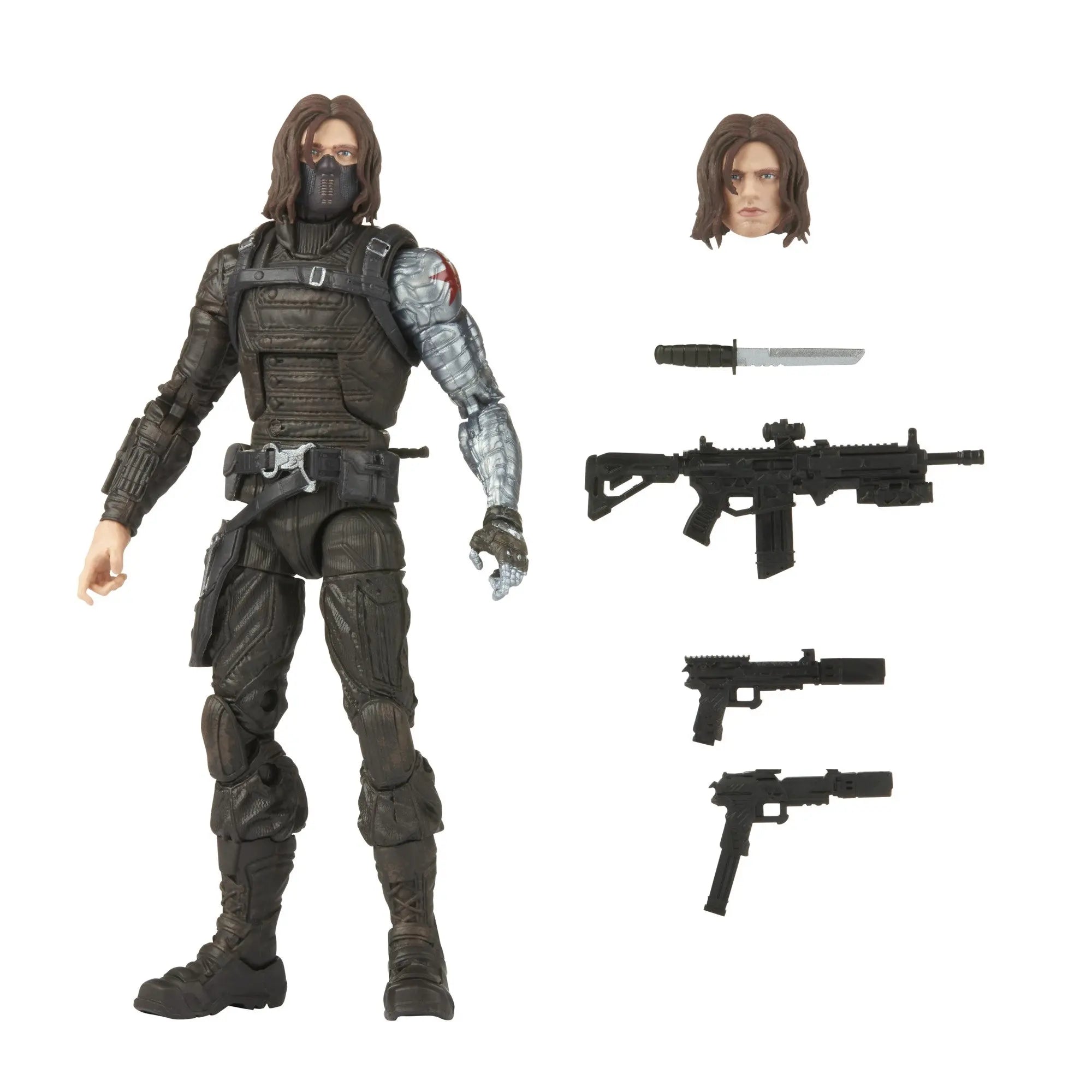 Marvel Legends Disney+ The Falcon And The Winter Soldier Flashback Bucky Barnes 6" Action Figure Toys Doll Model