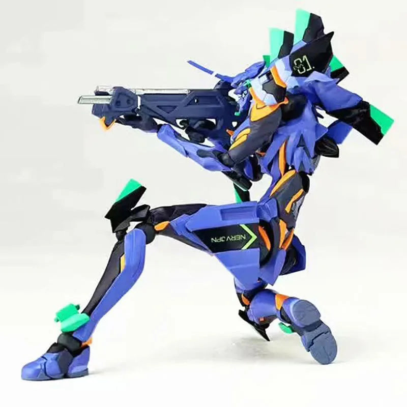 Mafex Евангелион EVA 01 Фигура Revoltech 080 Евангелион EVA 01 Екшън Фигурка Модел Играчка Кукла Подарък