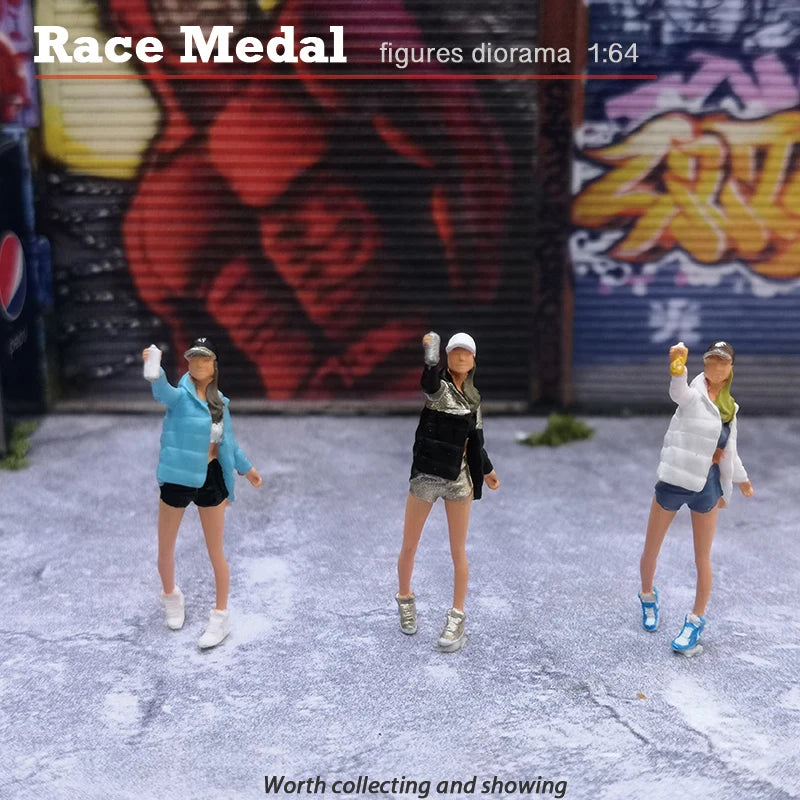 RaceMedal1:64scale figures diorama  baseball caps limited edition