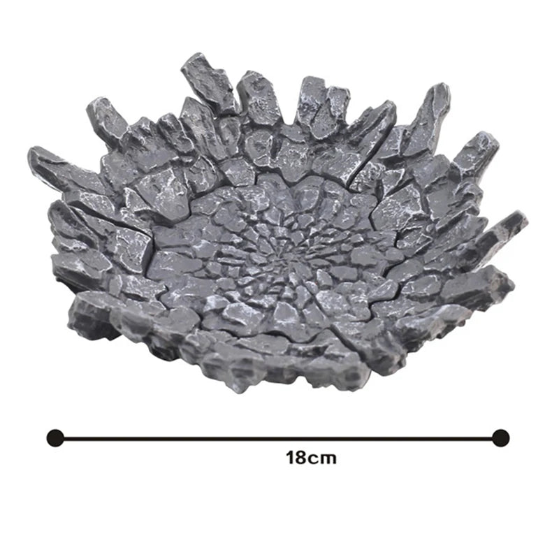 Ground Fissure Explosion Platform Impact Effect Model Action Figure One Piece Ace Fire Scenes Toys Special Effect Stand Base Toy